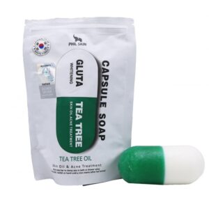 صابون کپسولی فیل‌ اسکین تی‌تری و گلوتا PHIL SKIN Gluta Tea Tree Soap