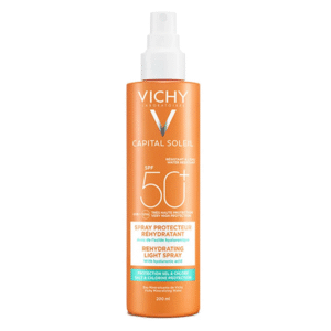 اسپری ضدآفتاب ویشی SPF 50+ مدل آبرسان Vichy Capital Soleil