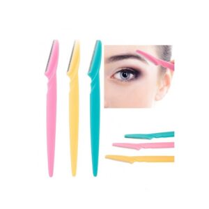 تیغ ابرو دسته‌ دار رنگی ۶ عددی